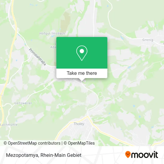 Карта Mezopotamya