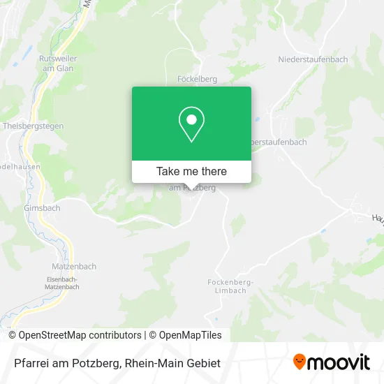Карта Pfarrei am Potzberg