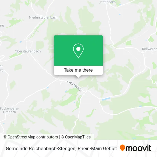 Карта Gemeinde Reichenbach-Steegen