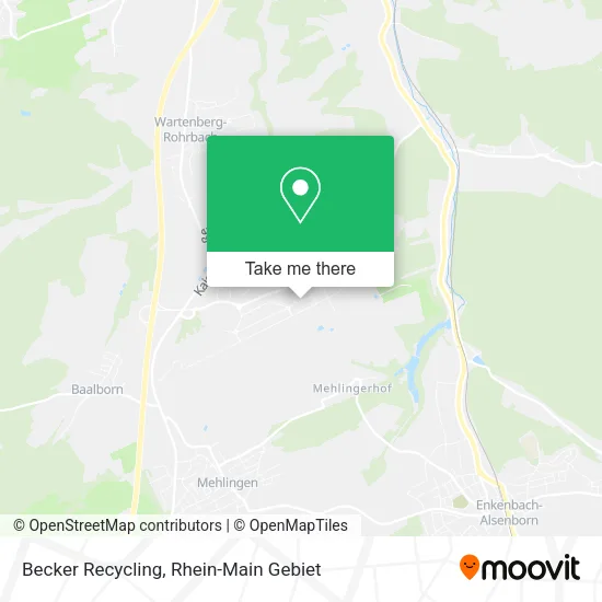 Карта Becker Recycling