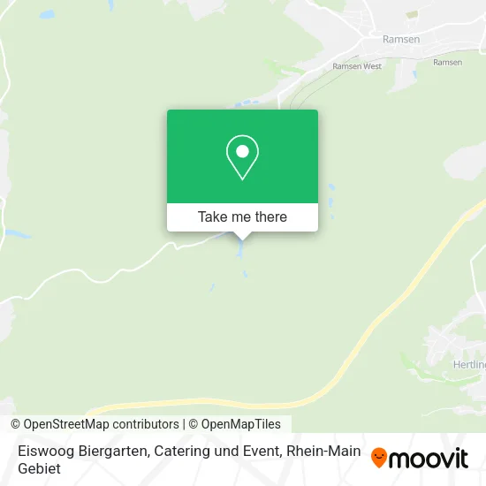 Карта Eiswoog Biergarten, Catering und Event