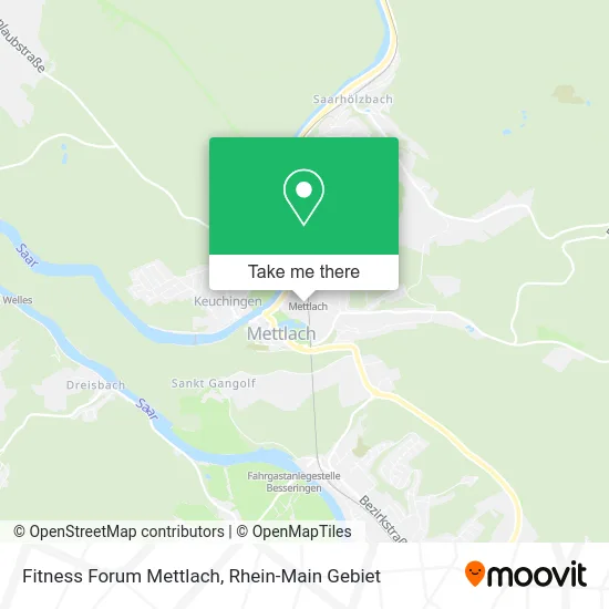 Карта Fitness Forum Mettlach