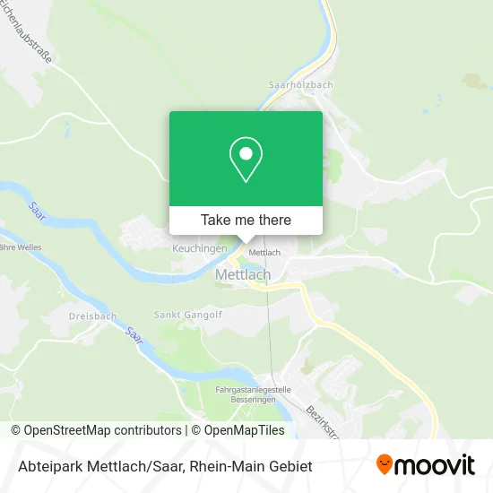 Карта Abteipark Mettlach/Saar