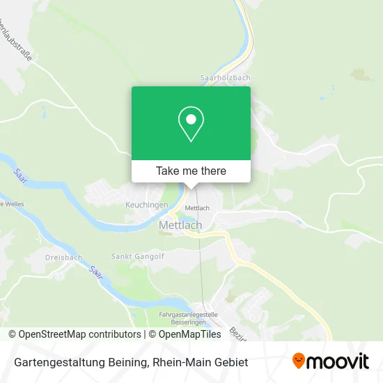 Карта Gartengestaltung Beining