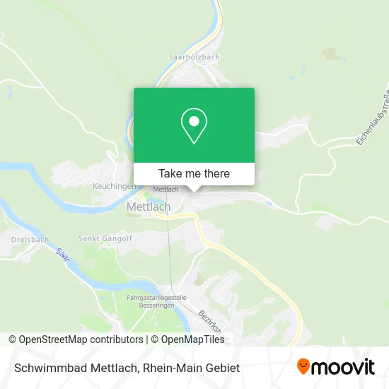 Карта Schwimmbad Mettlach