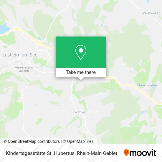 Карта Kindertagesstätte St. Hubertus