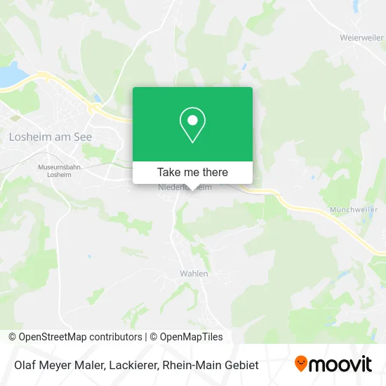 Карта Olaf Meyer Maler, Lackierer