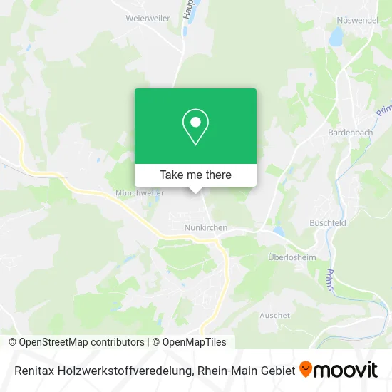 Карта Renitax Holzwerkstoffveredelung