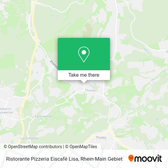 Карта Ristorante Pizzeria Eiscafé Lisa