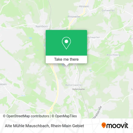 Карта Alte Mühle Mauschbach