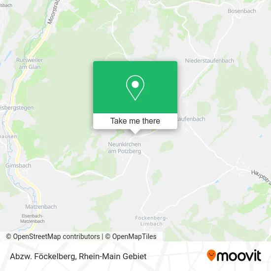 Карта Abzw. Föckelberg