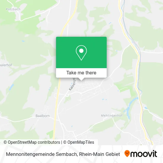Карта Mennonitengemeinde Sembach