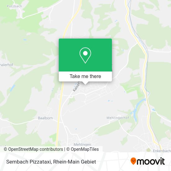 Карта Sembach Pizzataxi