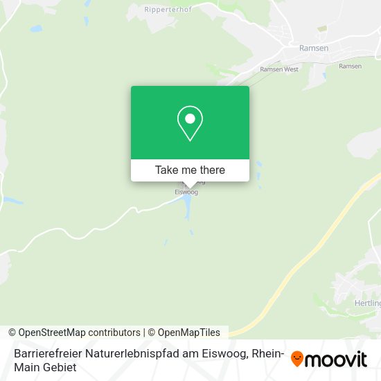 Карта Barrierefreier Naturerlebnispfad am Eiswoog