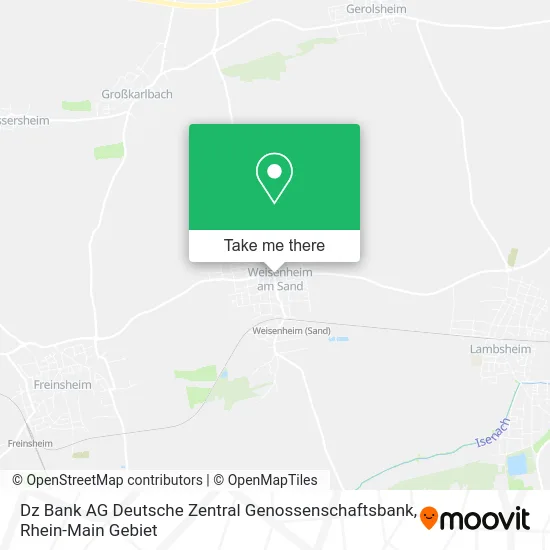 Карта Dz Bank AG Deutsche Zentral Genossenschaftsbank