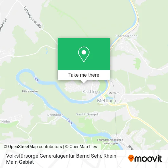 Карта Volksfürsorge Generalagentur Bernd Sehr