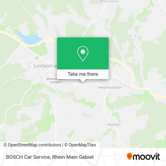 Карта BOSCH Car Service