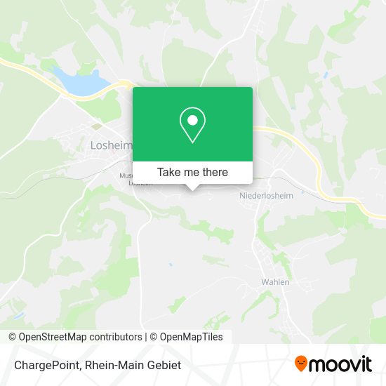 Карта ChargePoint
