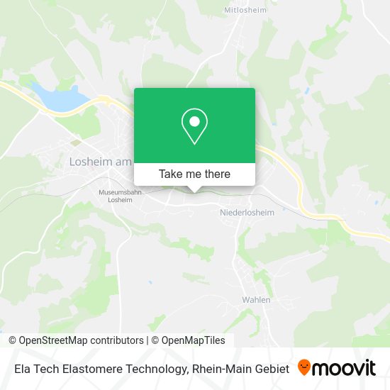 Карта Ela Tech Elastomere Technology