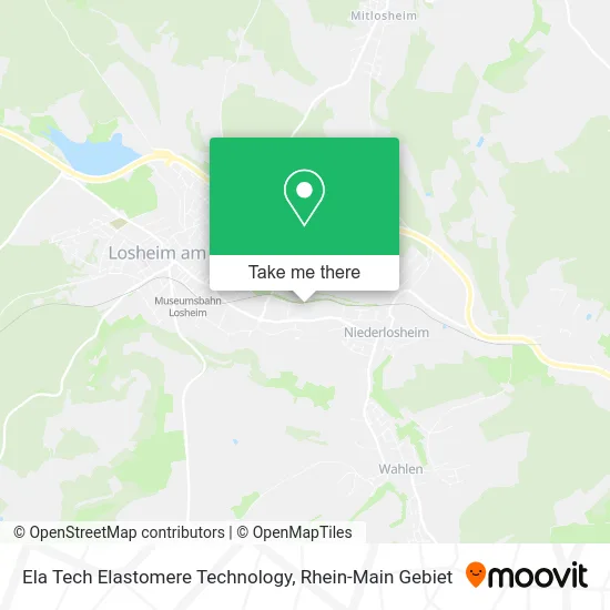 Карта Ela Tech Elastomere Technology