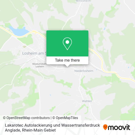 Карта Lakarotec Autolackierung und Wassertransferdruck Anglade