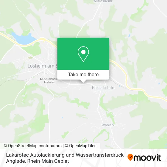Карта Lakarotec Autolackierung und Wassertransferdruck Anglade