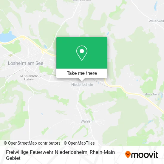 Карта Freiwillige Feuerwehr Niederlosheim