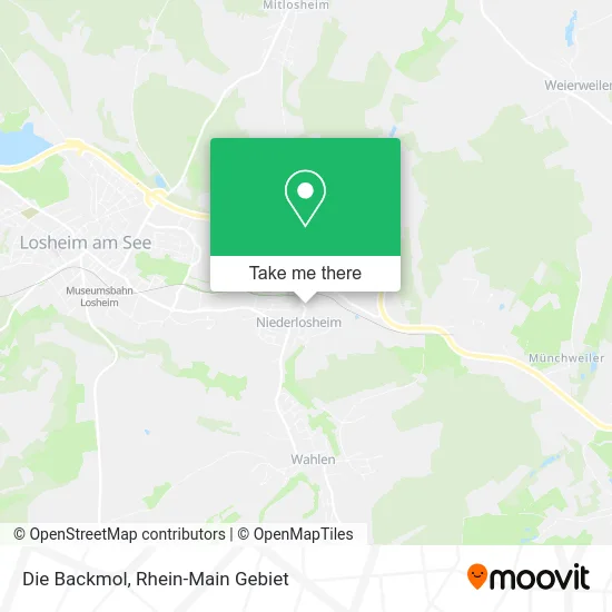Карта Die Backmol