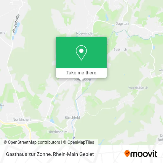 Карта Gasthaus zur Zonne