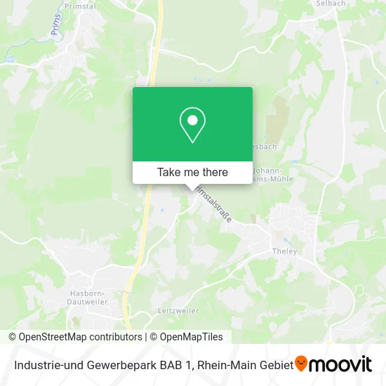 Карта Industrie-und Gewerbepark BAB 1