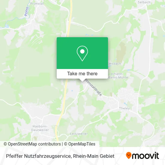 Карта Pfeiffer Nutzfahrzeugservice