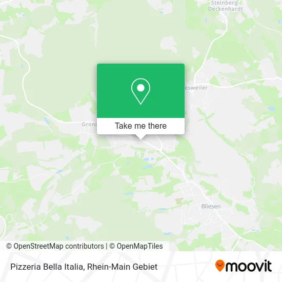 Карта Pizzeria Bella Italia