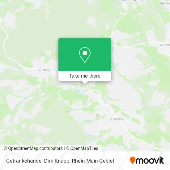 Карта Getränkehandel Dirk Knapp
