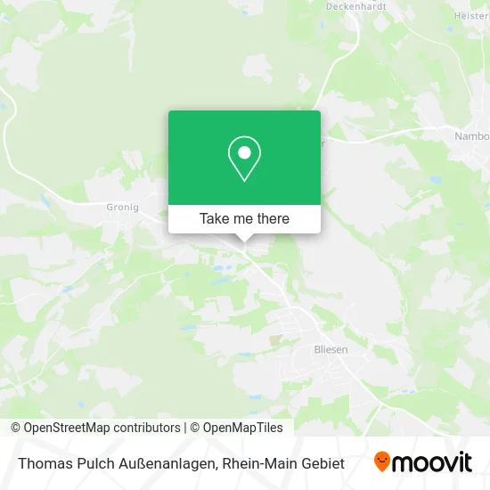 Карта Thomas Pulch Außenanlagen