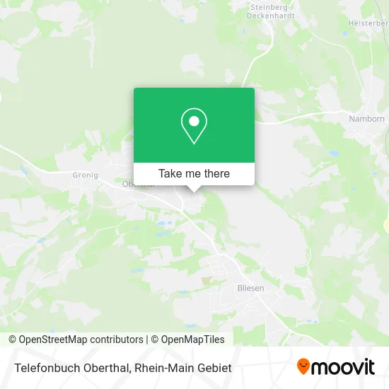 Карта Telefonbuch Oberthal