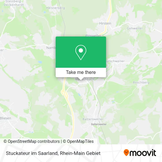 Карта Stuckateur im Saarland