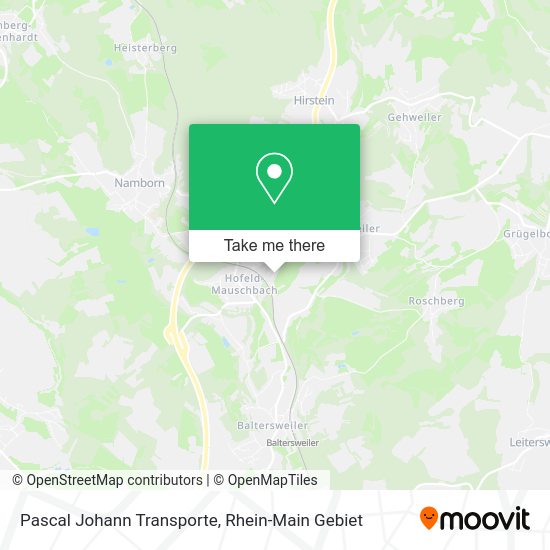 Карта Pascal Johann Transporte