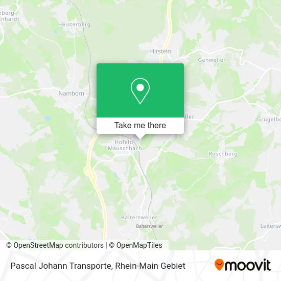 Карта Pascal Johann Transporte