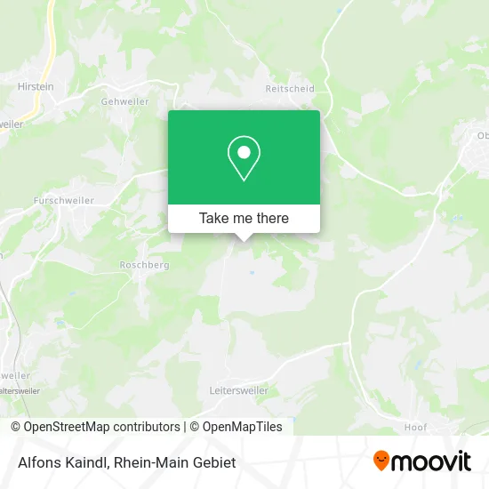 Alfons Kaindl map