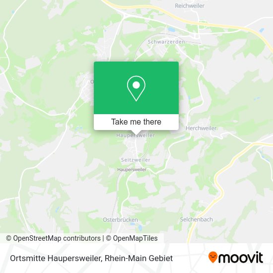 Карта Ortsmitte Haupersweiler