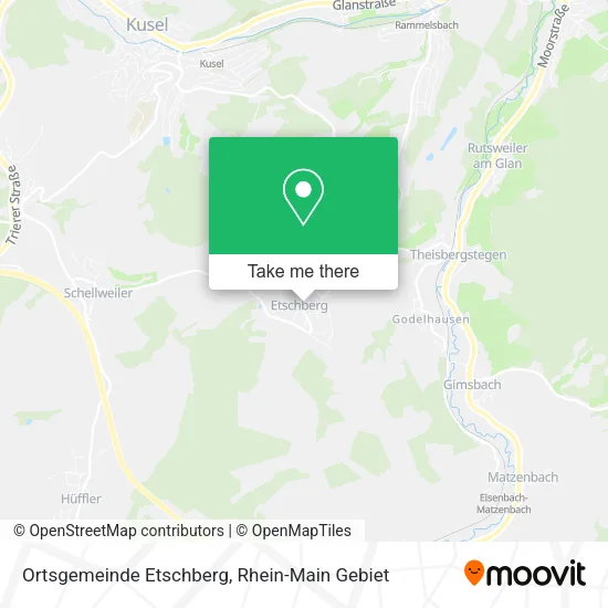 Карта Ortsgemeinde Etschberg