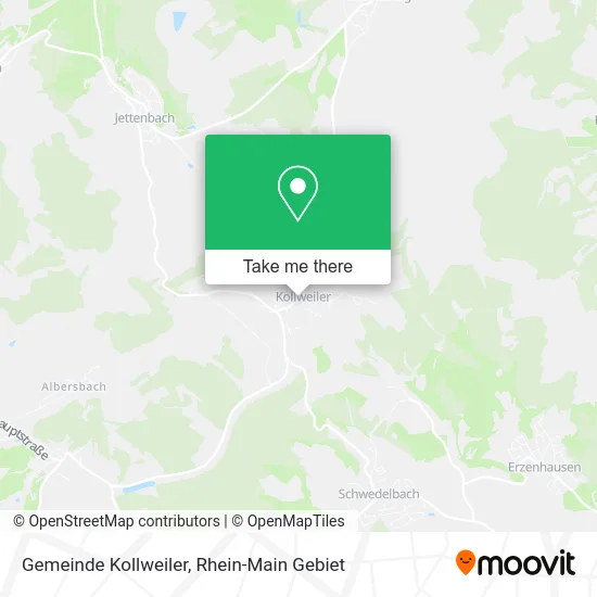 Карта Gemeinde Kollweiler