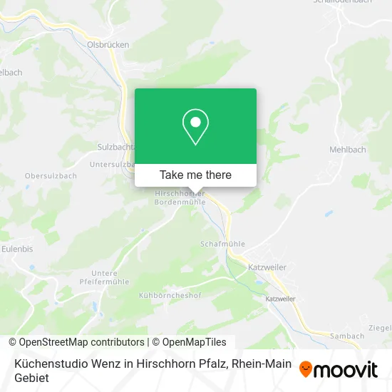 Карта Küchenstudio Wenz in Hirschhorn Pfalz