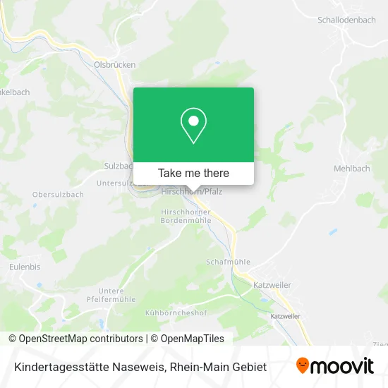 Карта Kindertagesstätte Naseweis