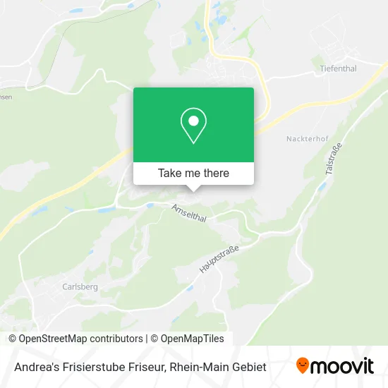 Карта Andrea's Frisierstube Friseur