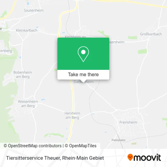Карта Tiersitterservice Theuer