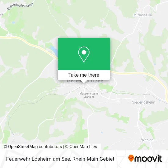 Карта Feuerwehr Losheim am See
