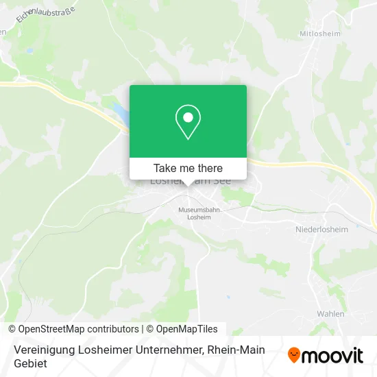 Карта Vereinigung Losheimer Unternehmer