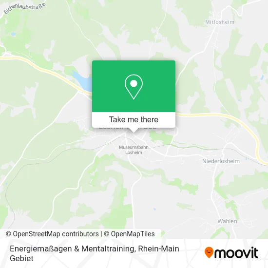 Карта Energiemaßagen & Mentaltraining