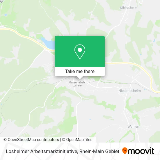 Карта Losheimer Arbeitsmarktinitiative